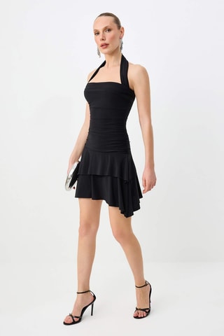 Vestido estilo patinadora - Preto