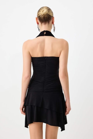 Vestido estilo patinadora - Preto