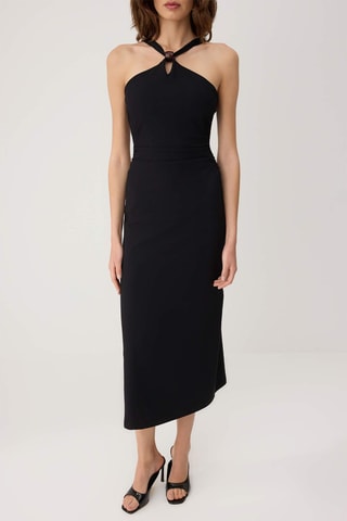Vestido midi - Preto