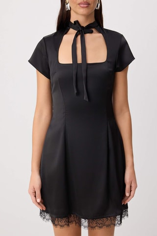 Vestido direito - Preto