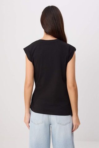 T-shirt regular - Preto
