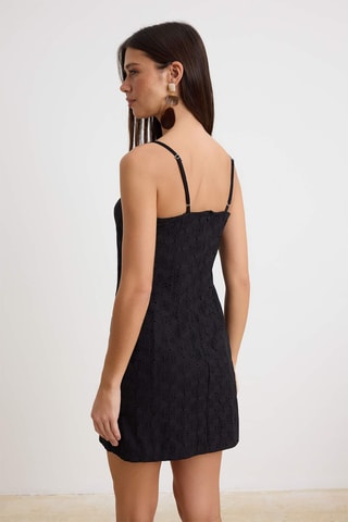Vestido direito - Preto
