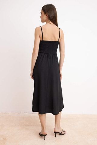 Vestido estilo patinadora - Preto
