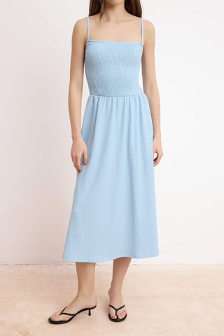 Vestido estilo patinadora - Azul-claro