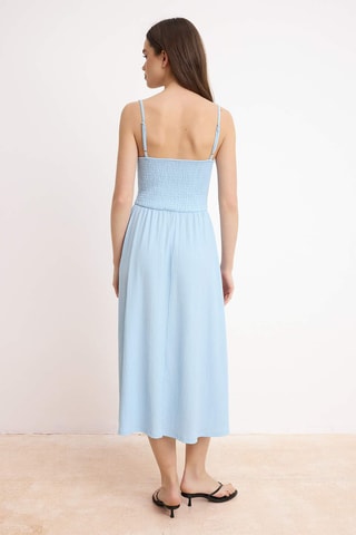 Vestido estilo patinadora - Azul-claro