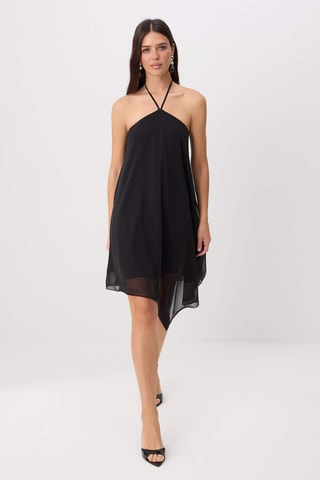 Vestido trapézio - Preto