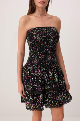 Robe bustier - Multicolore