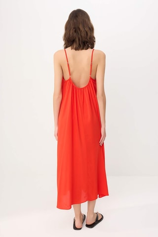 Robe midi - Rouge
