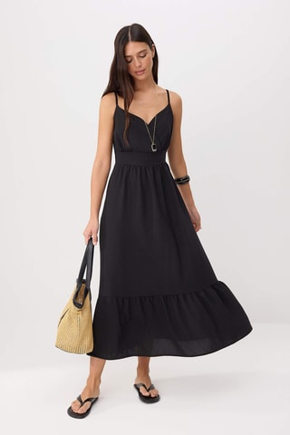 Robe midi - Noir