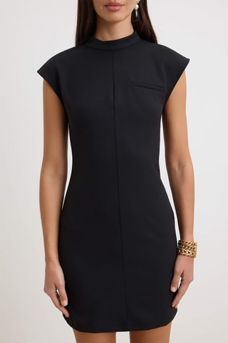 Vestido direito - Preto