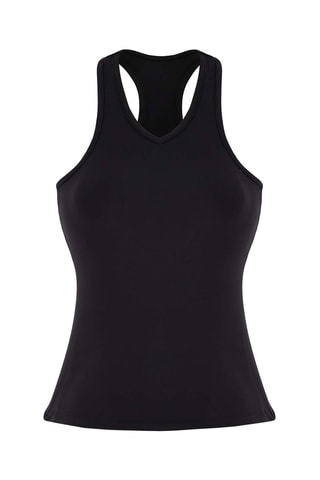 Camisola de alças - Preto