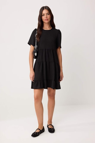 Vestido trapézio - Preto