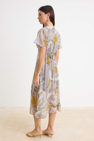 Vestido midi - Multicor