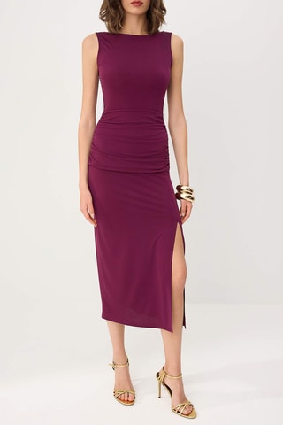 Vestido justo - Violeta