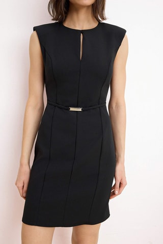 Robe fourreau - Noir