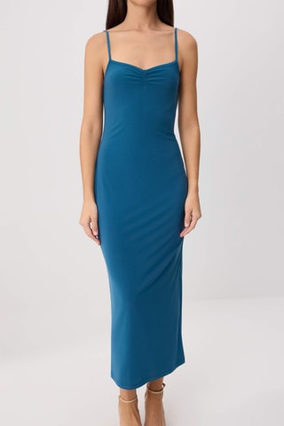 Robe fourreau - Bleu foncé