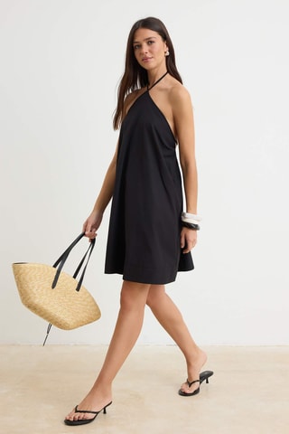Vestido trapézio - Preto
