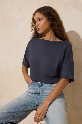 Crop top - Antracite