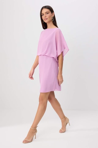 Vestido drapeado - Violeta