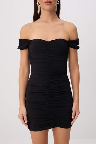Vestido justo - Preto