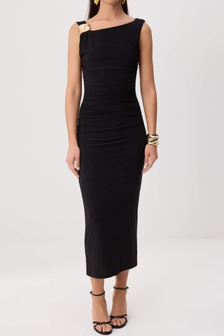 Vestido justo - Preto