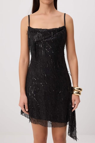 Vestido estilo patinadora - Preto
