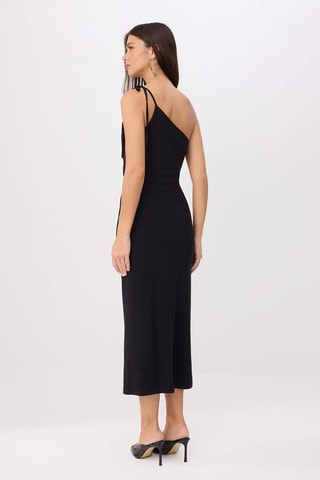 Vestido assimétrico - Preto
