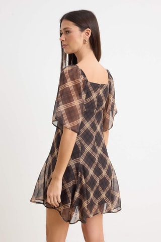Robe patineuse - Marron