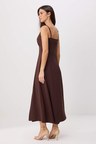 Robe longue - Marron