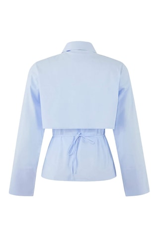Camisa efeito ilusório - Azul-claro