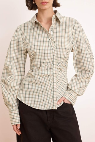 Camisa - Verde e multicor