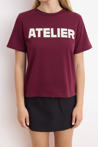 T-shirt regular - Violeta