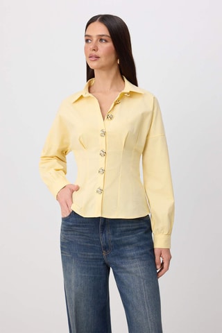 Camisa - Amarelo-claro