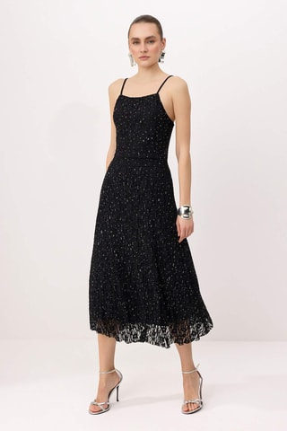 Robe midi - Noir