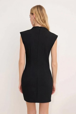 Vestido justo - Preto