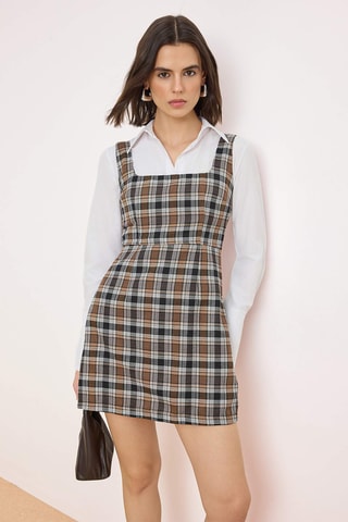 Vestido trapézio - Multicor