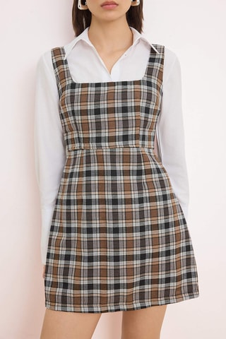 Vestido trapézio - Multicor