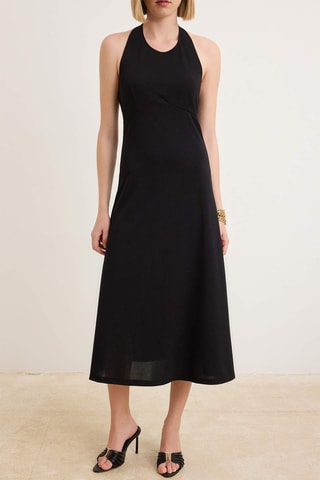 Robe midi - Noir