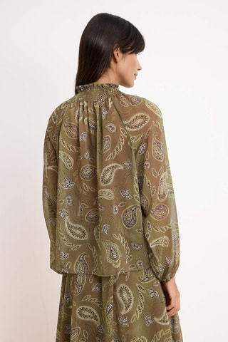 Camisa - Caqui e multicor