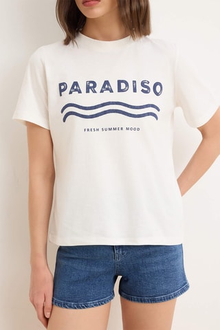 T-shirt regular - Cru