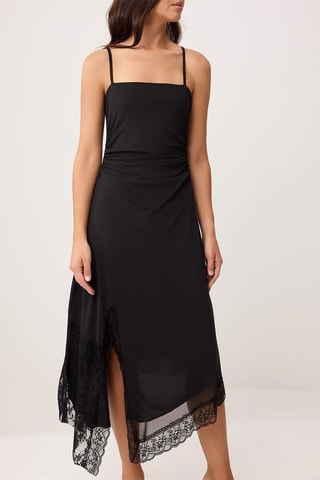 Vestido midi - Preto