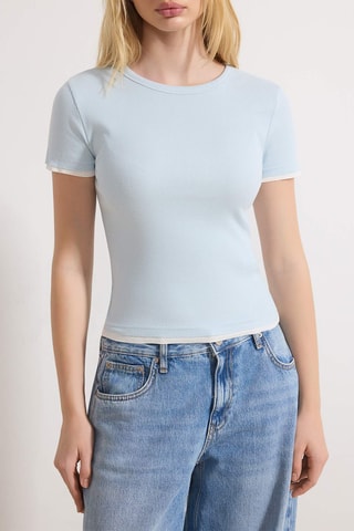 Top - Azul-claro