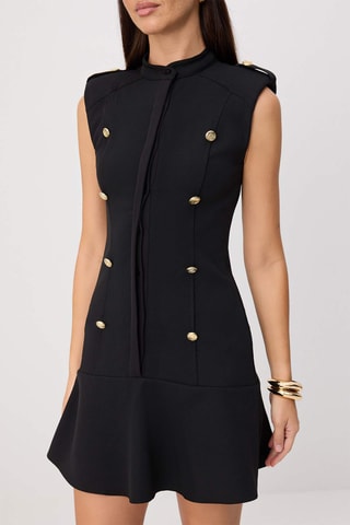 Vestido cintura descida - Preto
