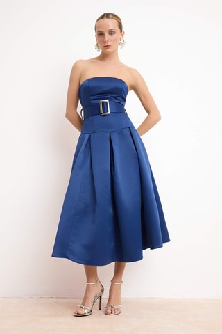 Vestido-caicai - Azul-marinho
