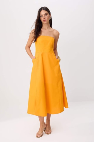 Robe bustier - Orange