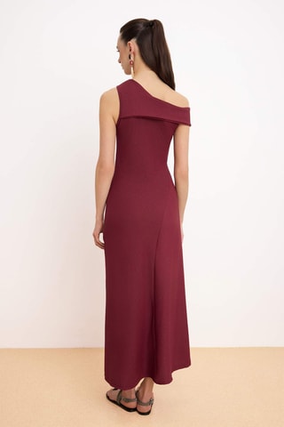 Vestido comprido - Bordô