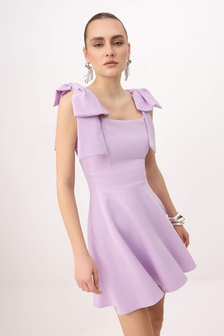Vestido estilo patinadora - Violeta