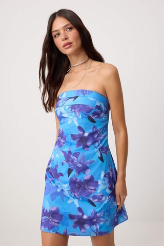 Robe bustier - Bleu