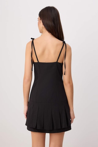 Vestido cintura descida - Preto