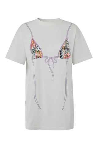 Vestido de praia - Cru